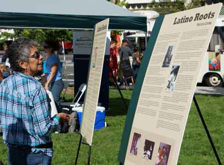Medford, OR – The Latino Roots Exhibit on display at the 2014 Multicultural Fair. 